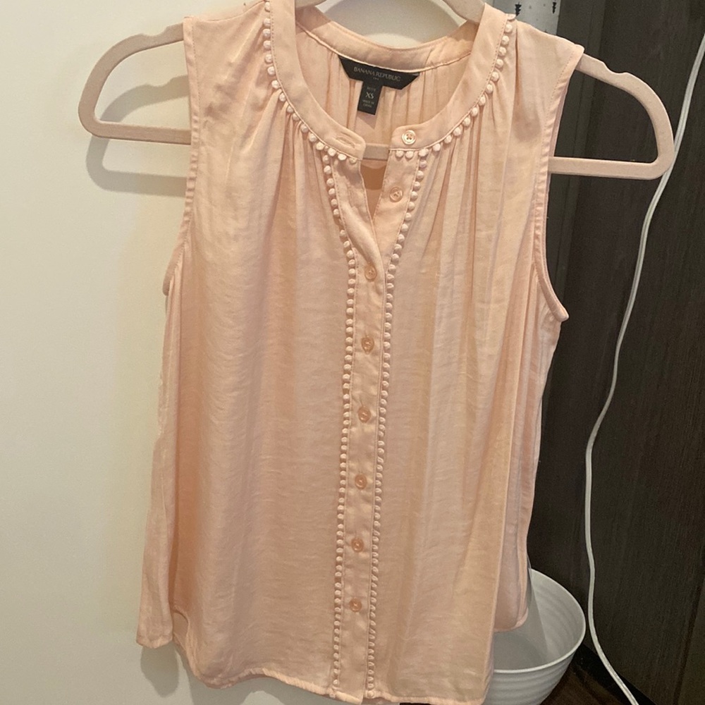BR light pink blouse